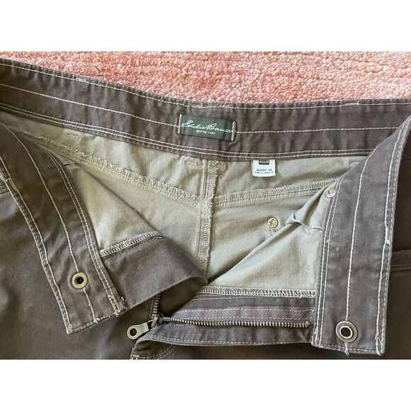 Eddie Bauer SEATTLE • USA Vintage Brown Cotton Men’s Pants 40x30 - Picture 2 of 9